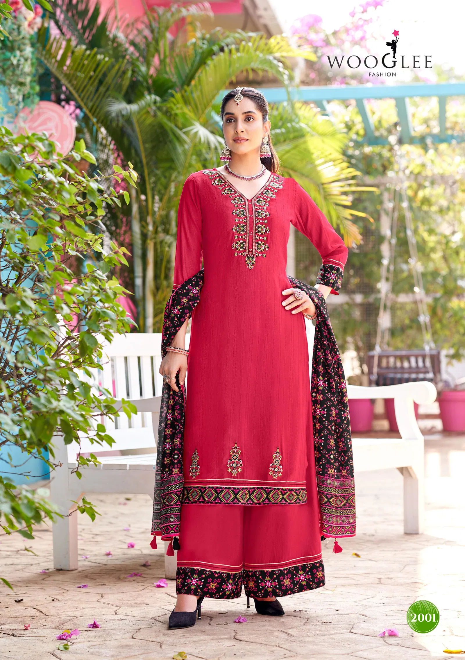 Prarambh By Wooglee Modal Weaving Kurti With Bottom Dupatta Orders In India